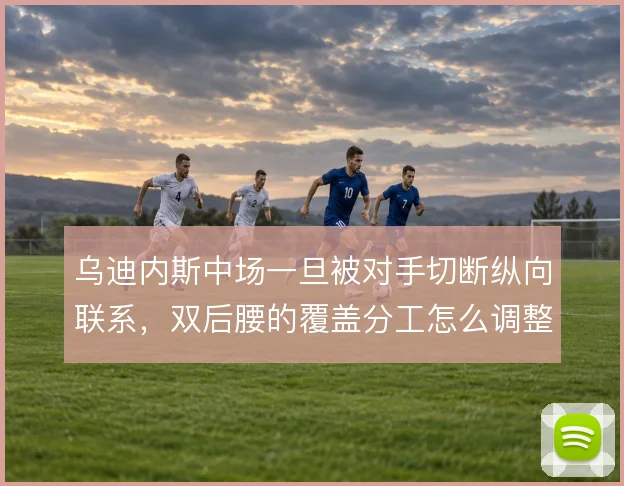 乌迪内斯中场一旦被对手切断纵向联系，双后腰的覆盖分工怎么调整